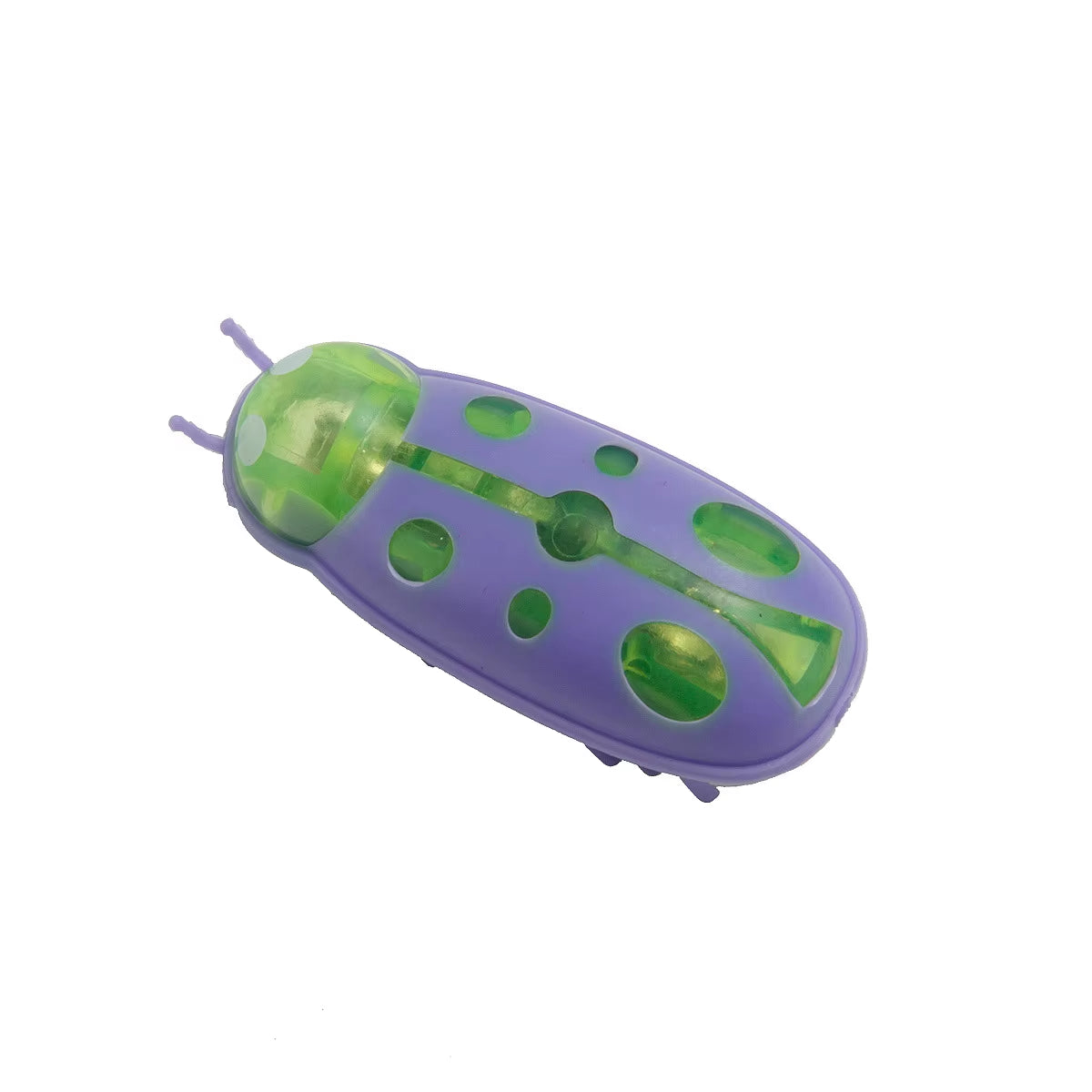 Mini Electric Bug Pet Dog Cat Toy Interactive Cute Ladybird Beetle Animal Shape Cat Toys Walking Insect Cat Playing Supplies